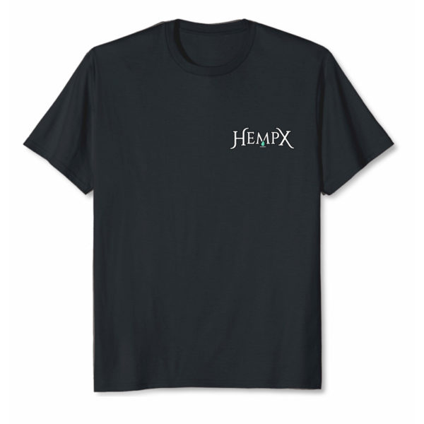 HempX Men's T-Shirt Charcoal Front