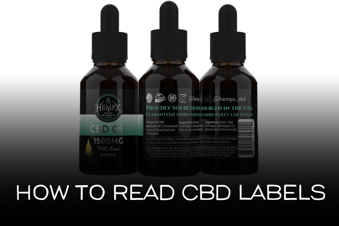 How to read CBD labels